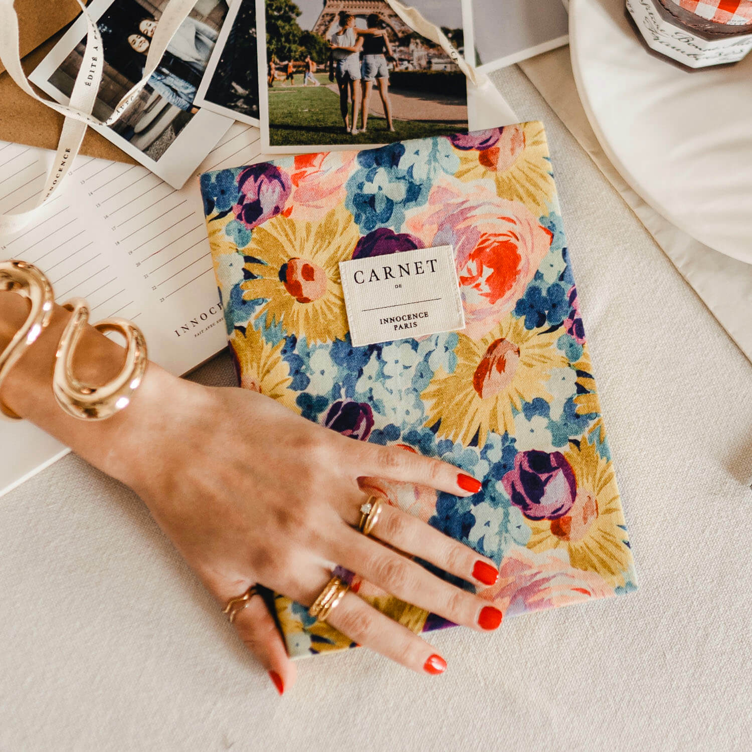 Aquarelle floral notebook - Innocence