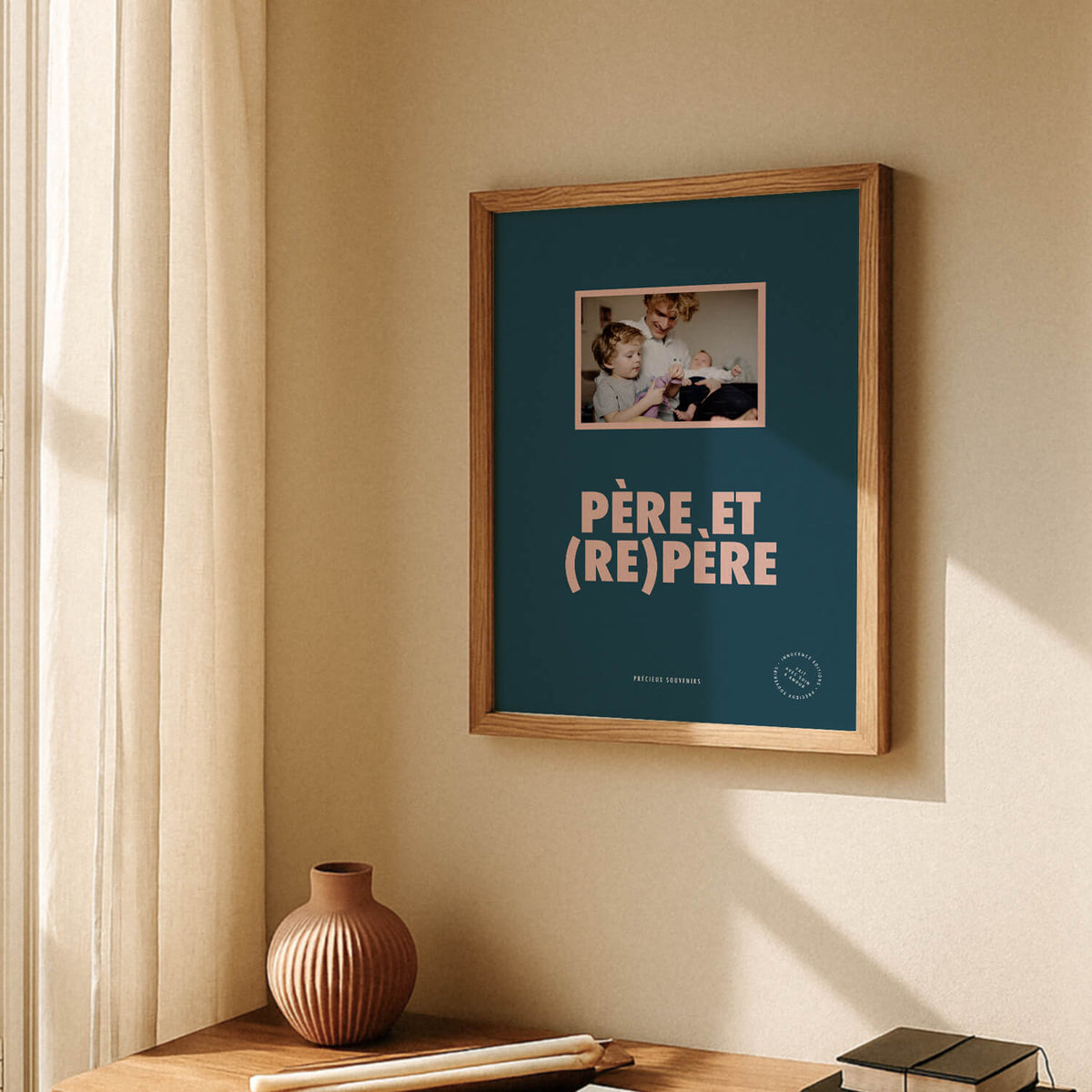 Framed poster “Père et (re)père”
