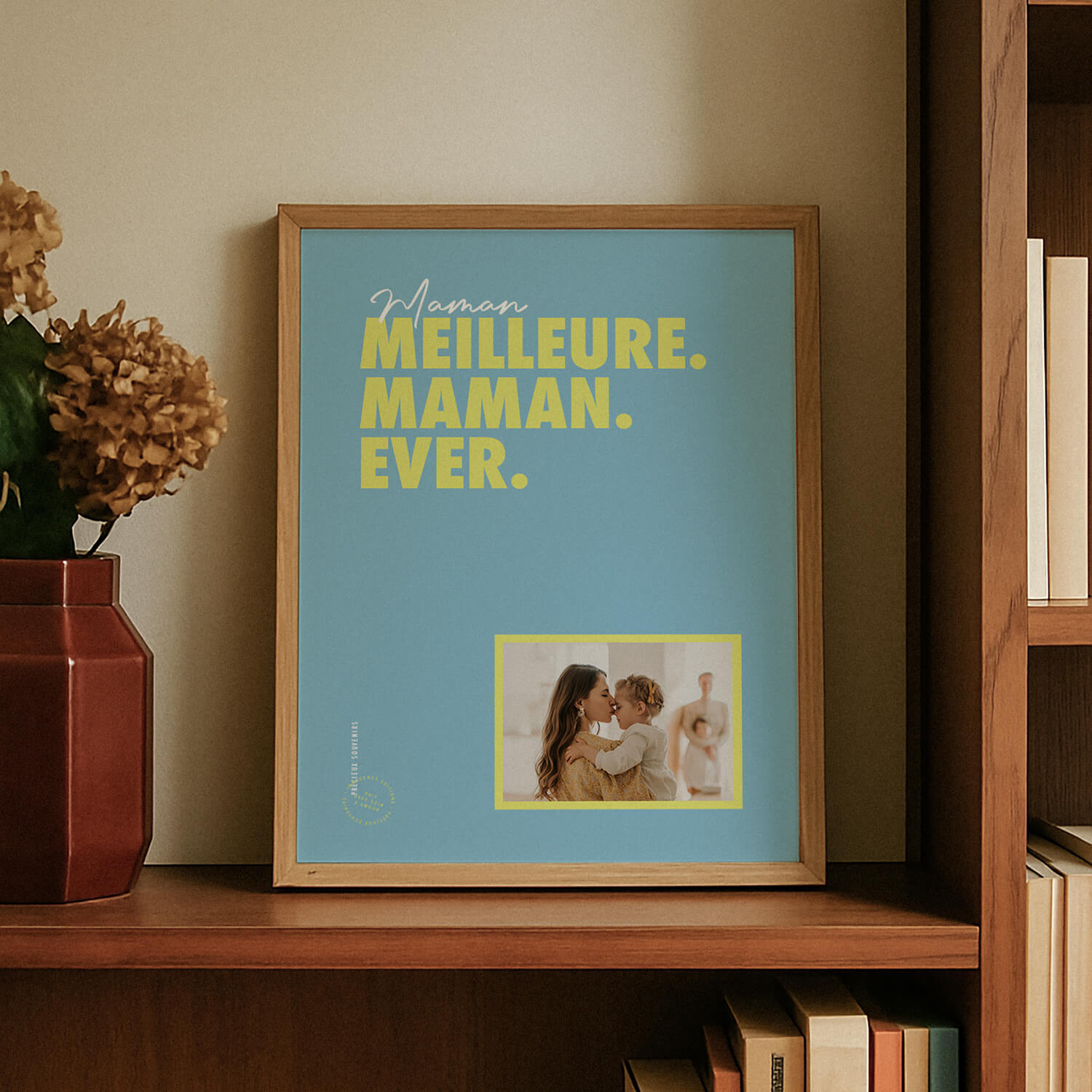 Poster “La migliore mamma” incorniciato
