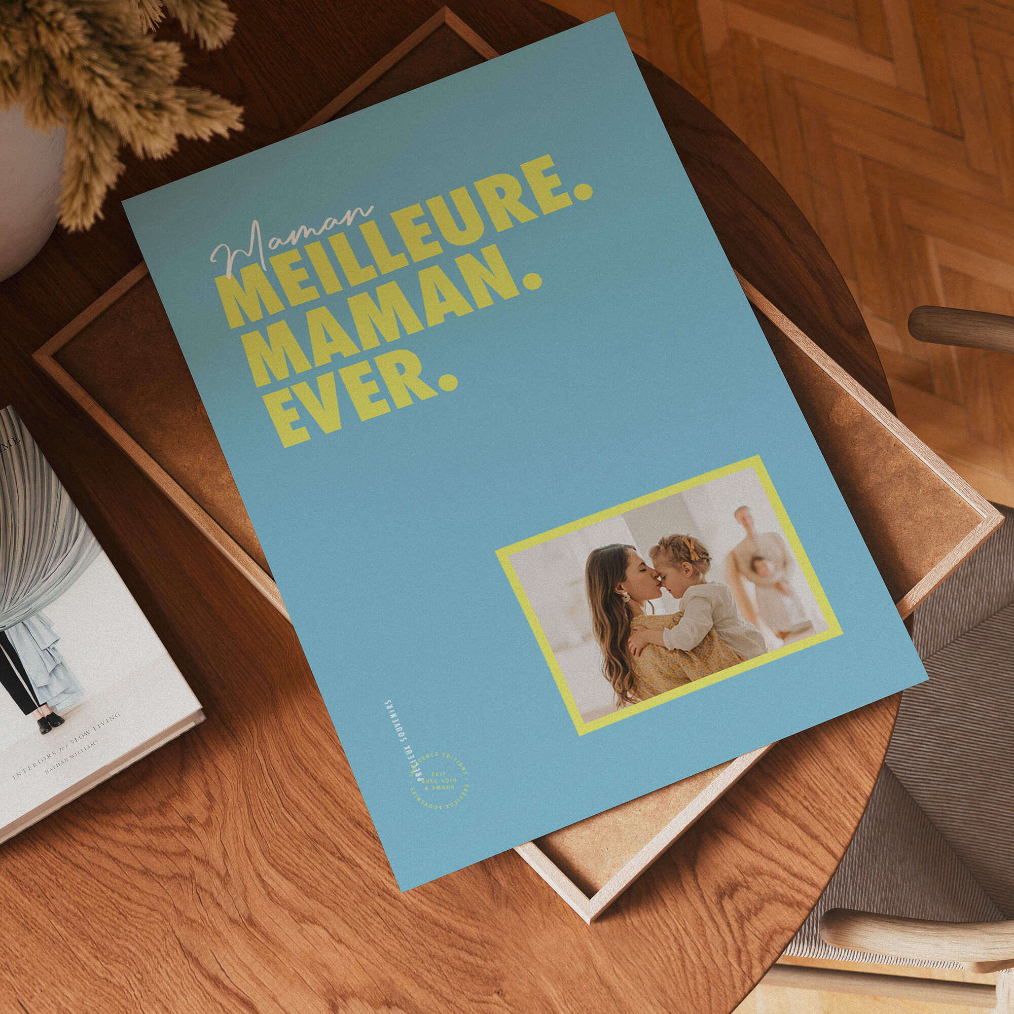 Poster “La migliore mamma” incorniciato