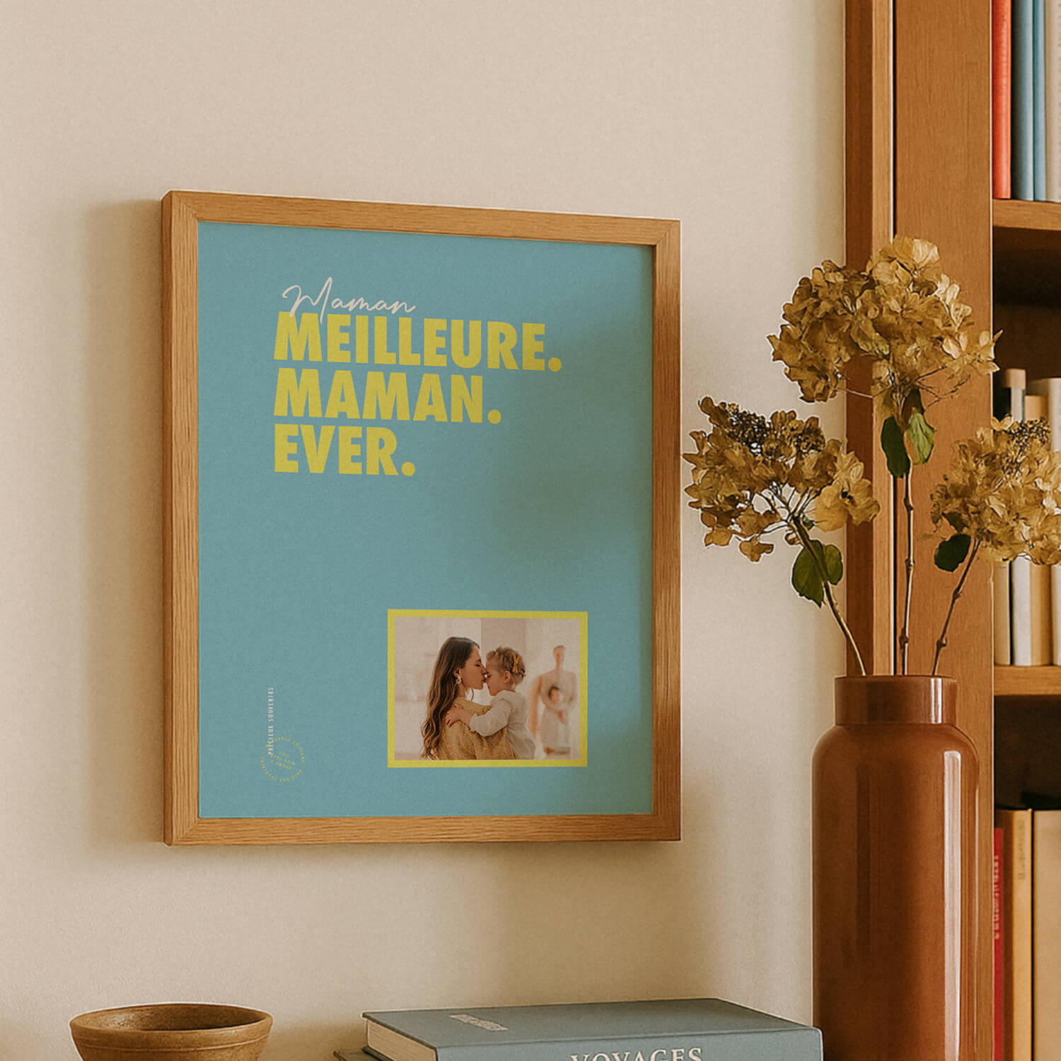 Poster “La migliore mamma” incorniciato