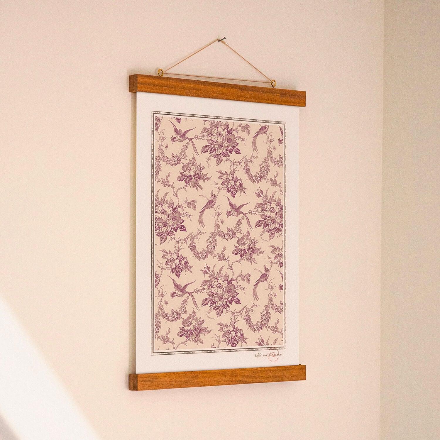 Poster Purple Feather - Innocence