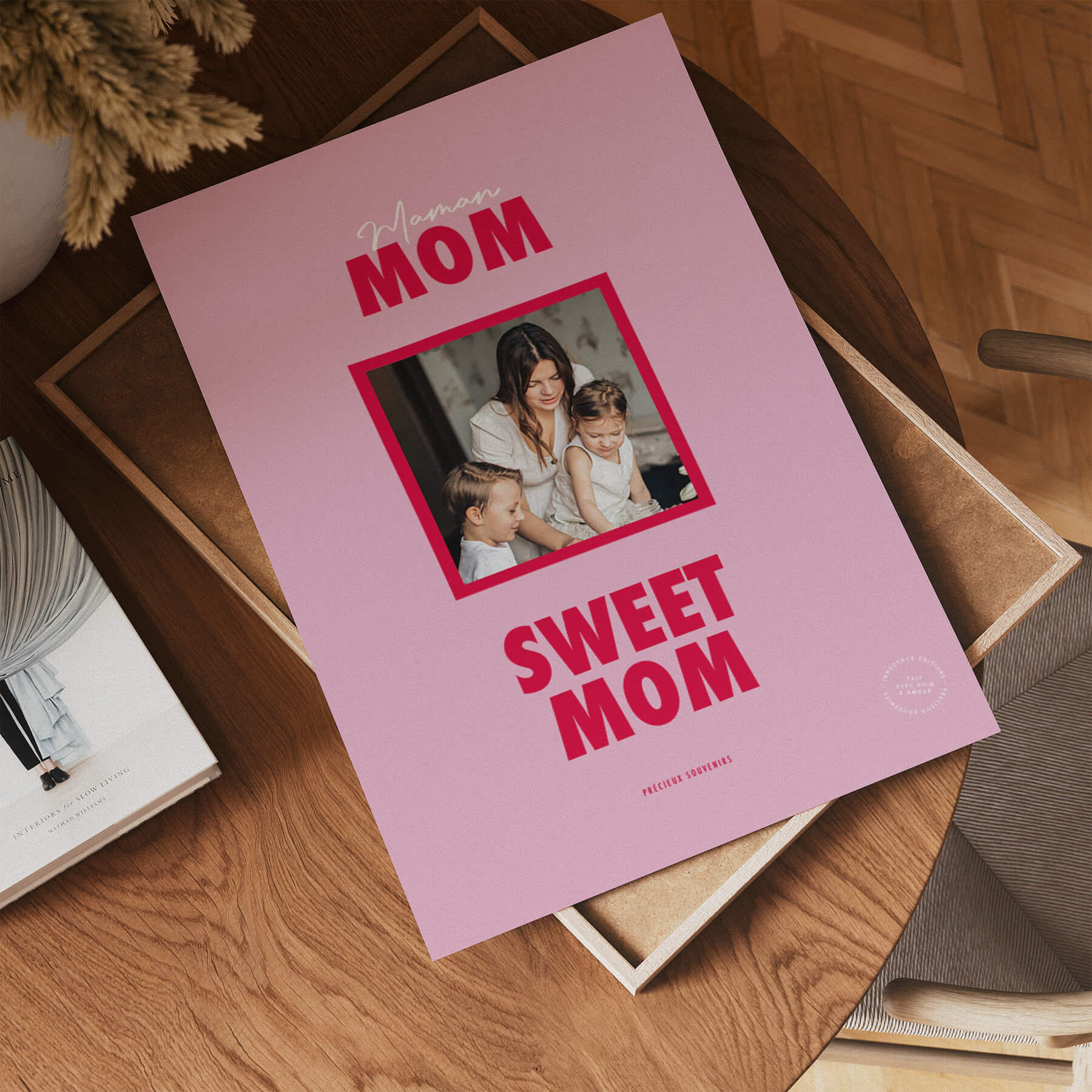 Framed "Sweet Mom" Poster