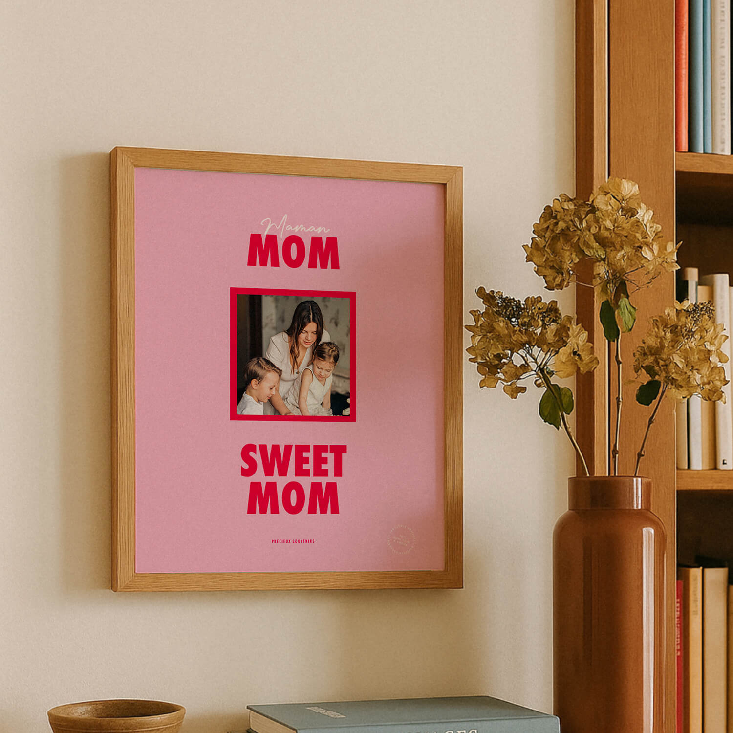 Framed "Sweet Mom" Poster