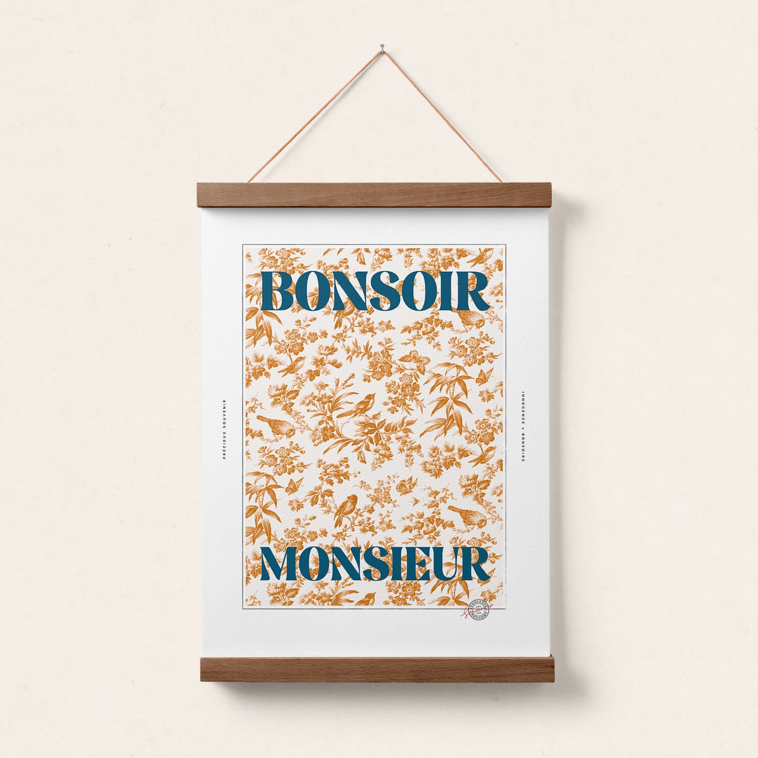 Affiche "Bonsoir Monsieur"