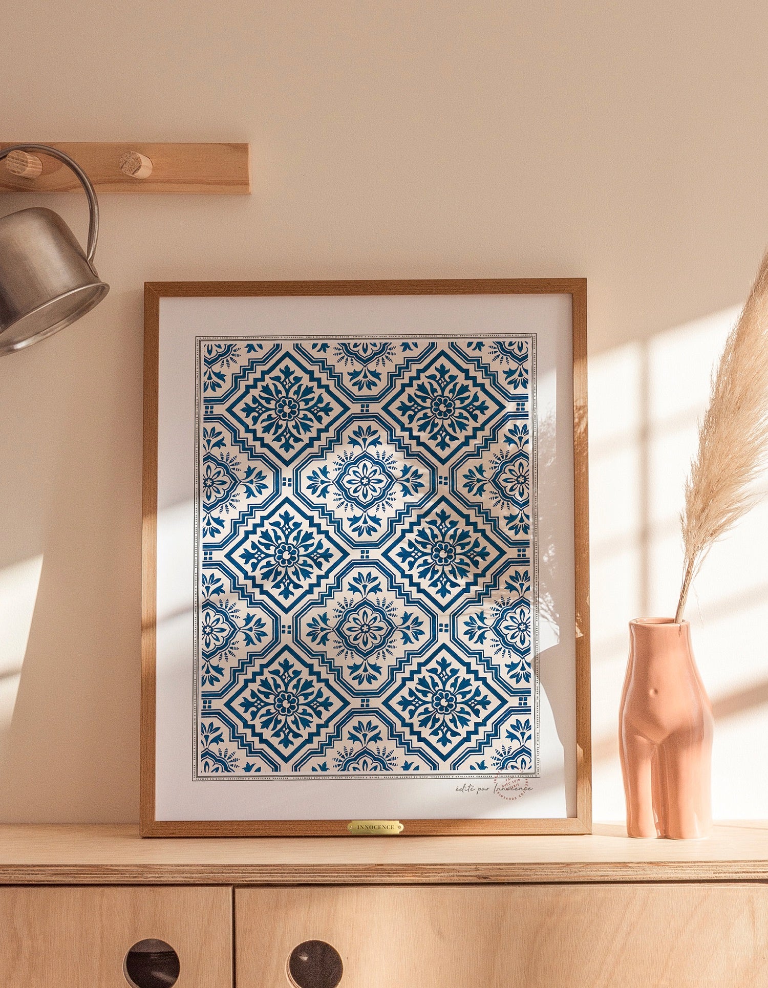 Poster Faience Blue