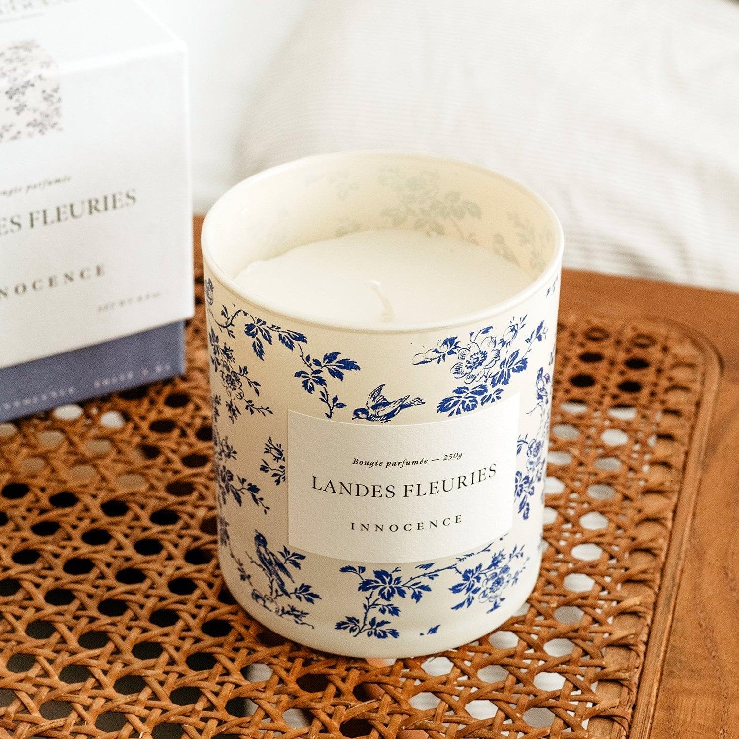 Candle "Landes Fleuries" - Innocence