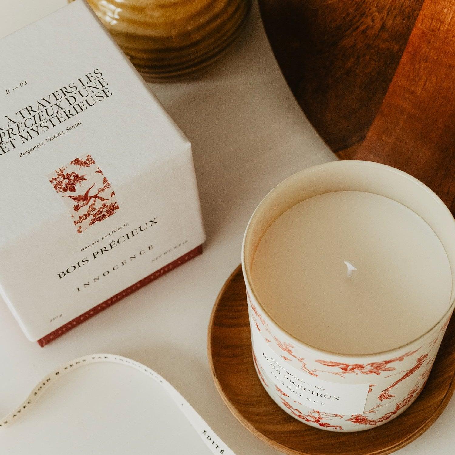 Candle "Bois précieux" - Innocence