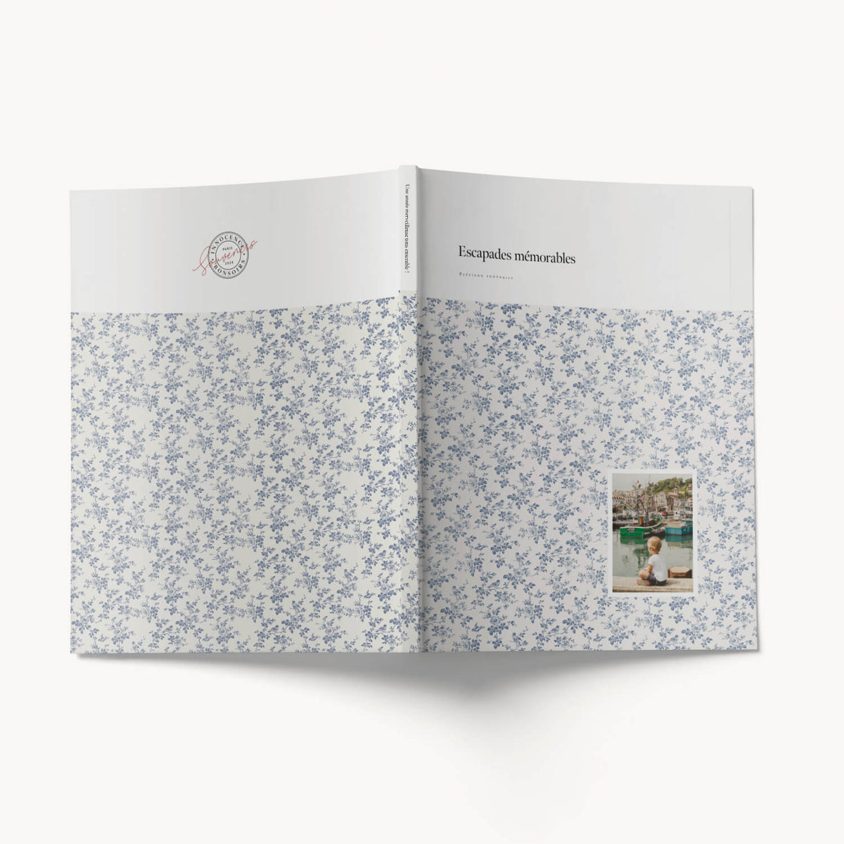 Blue Countryside Softcover Album