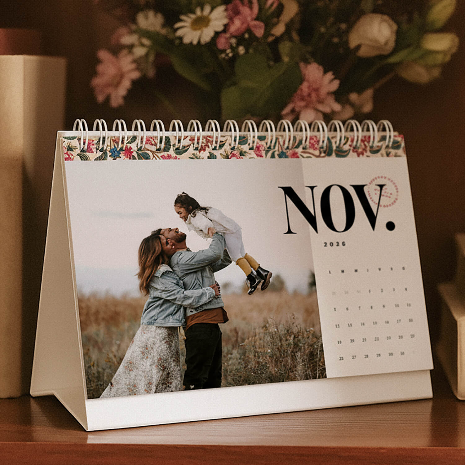 Calendario de fotos de escritorio 2026