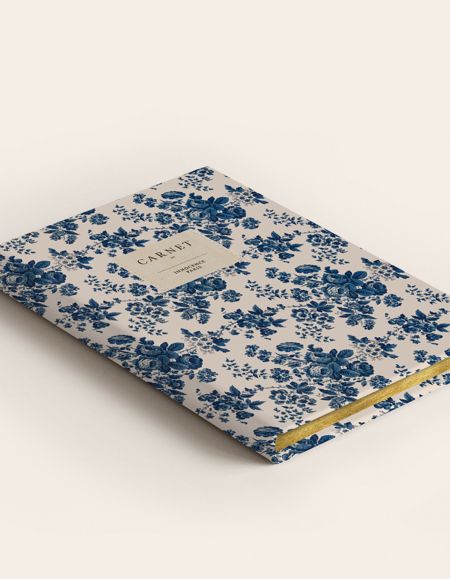Blue flower notebook