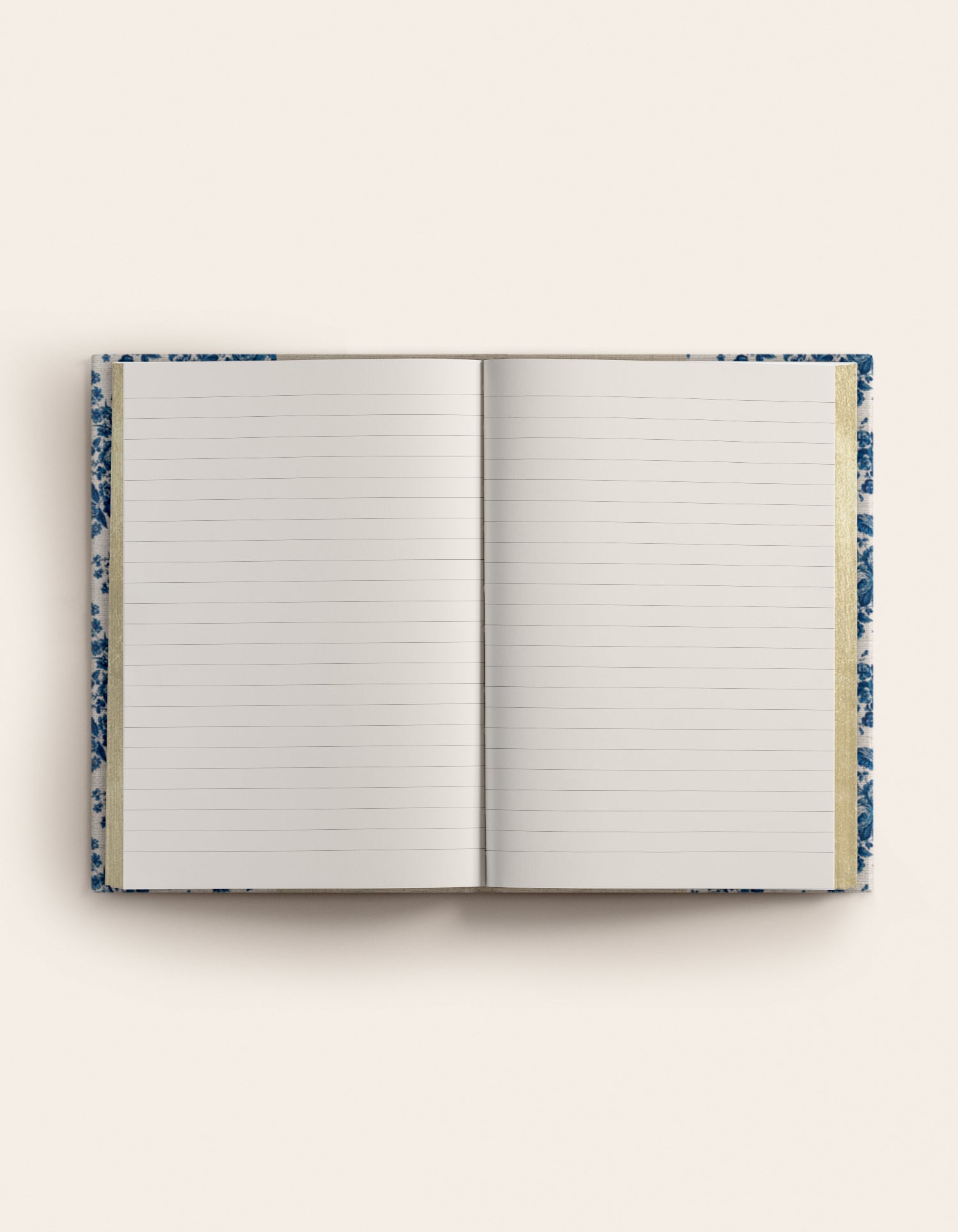 Blue flower notebook