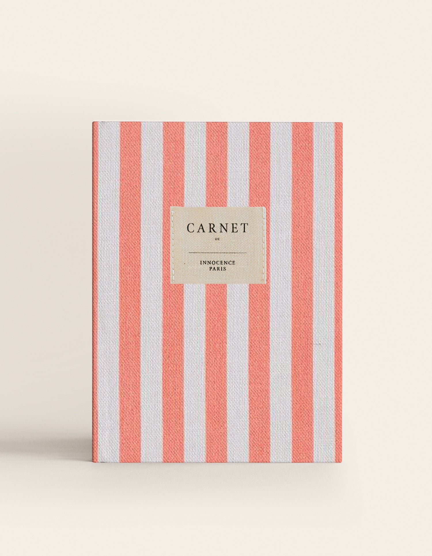 Coral stripes notebook