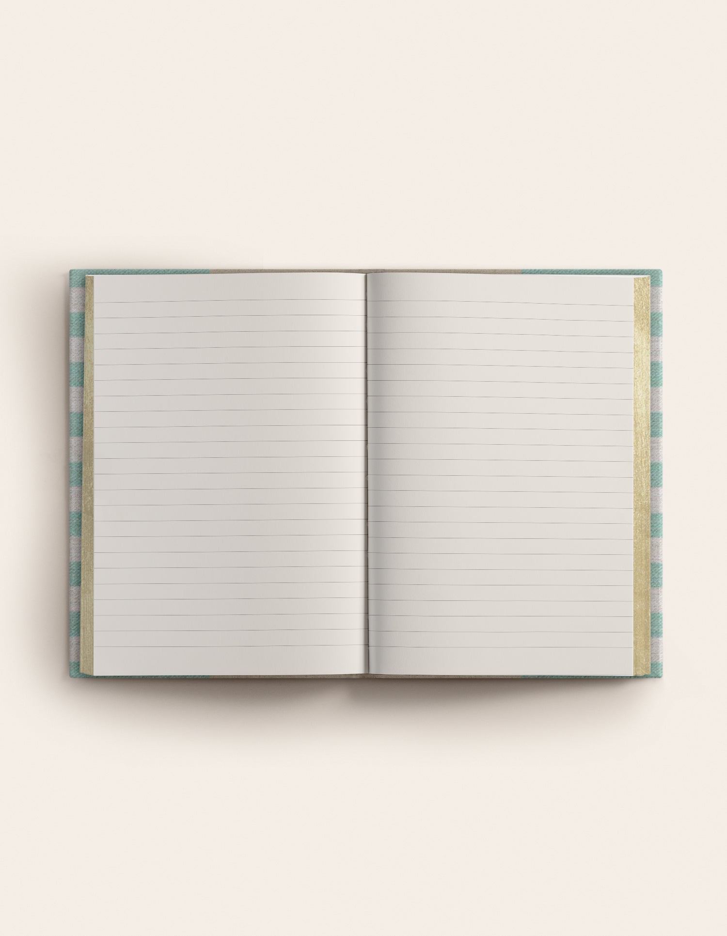 Crystalline stripes notebook