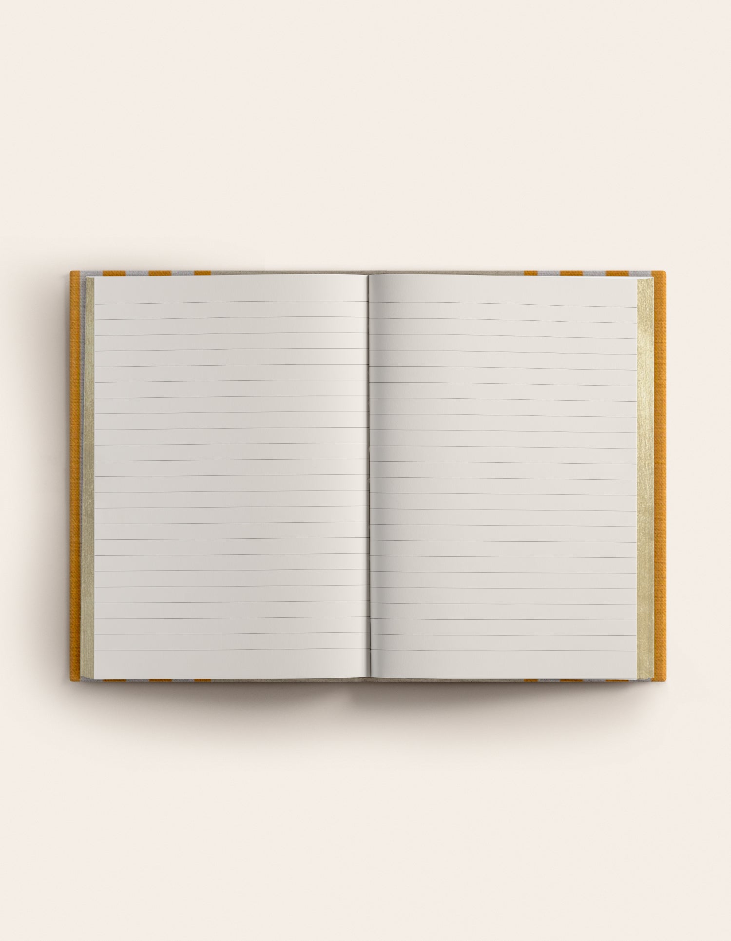 Golden stripes notebook