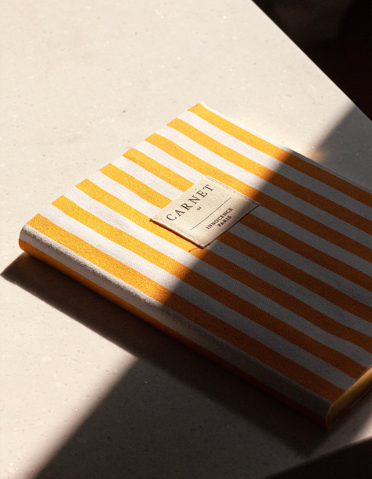 Golden stripes notebook