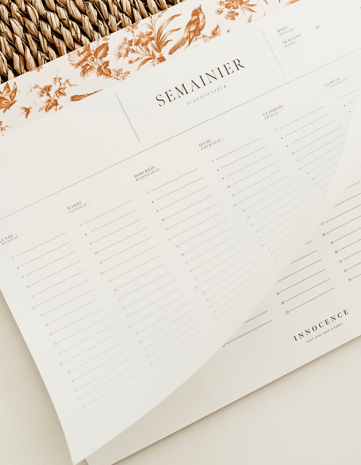 Weekly Planner Golden Paradise