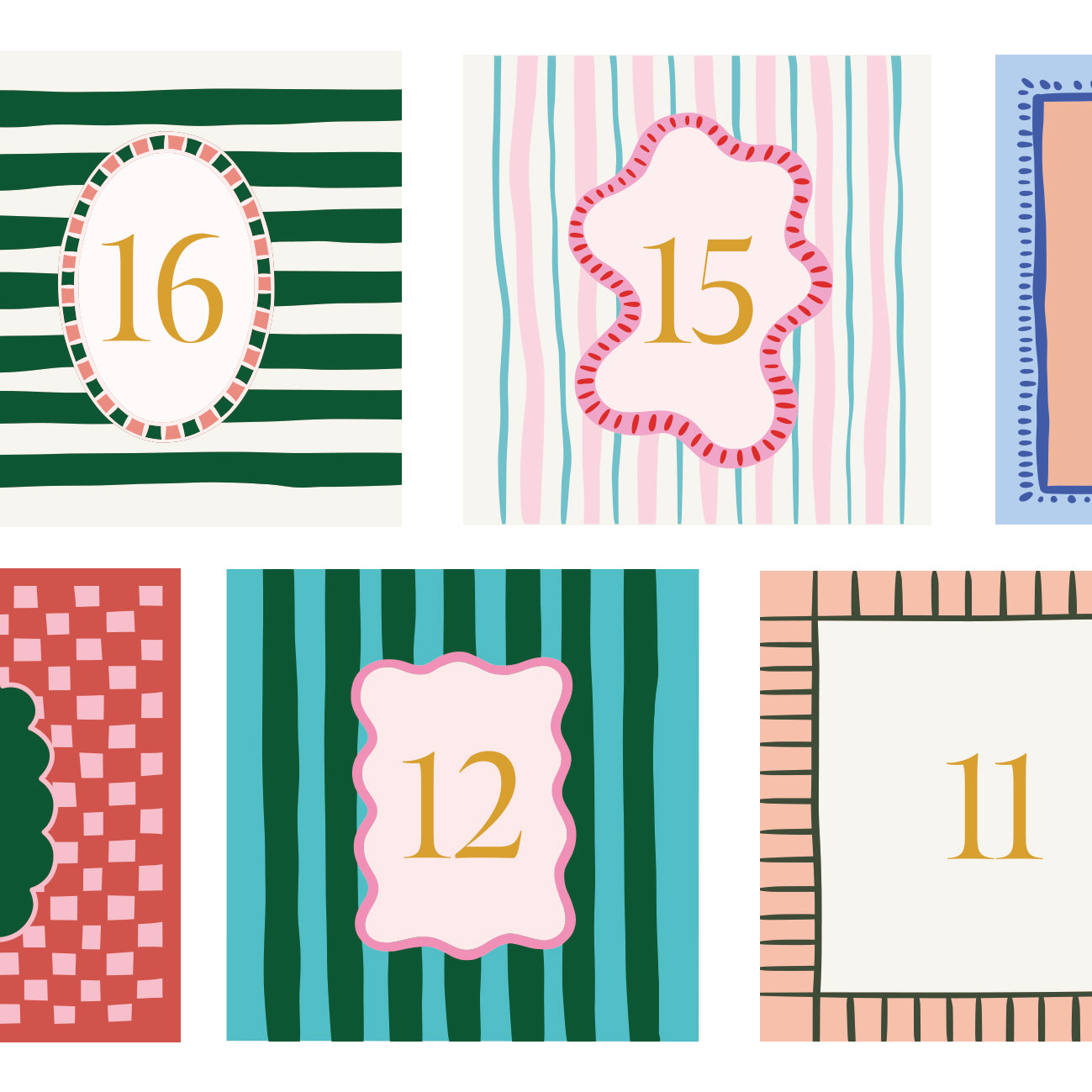 Calendrier de l'Avent photo
