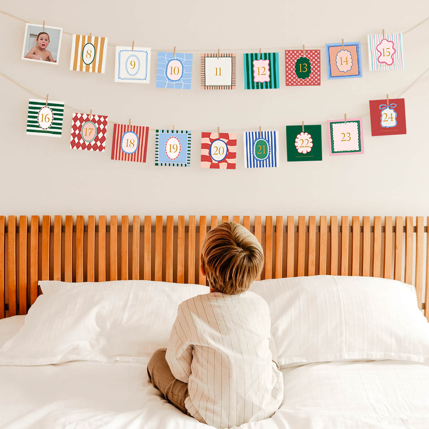 Personalisierter Adventskalender – 24 Fotos