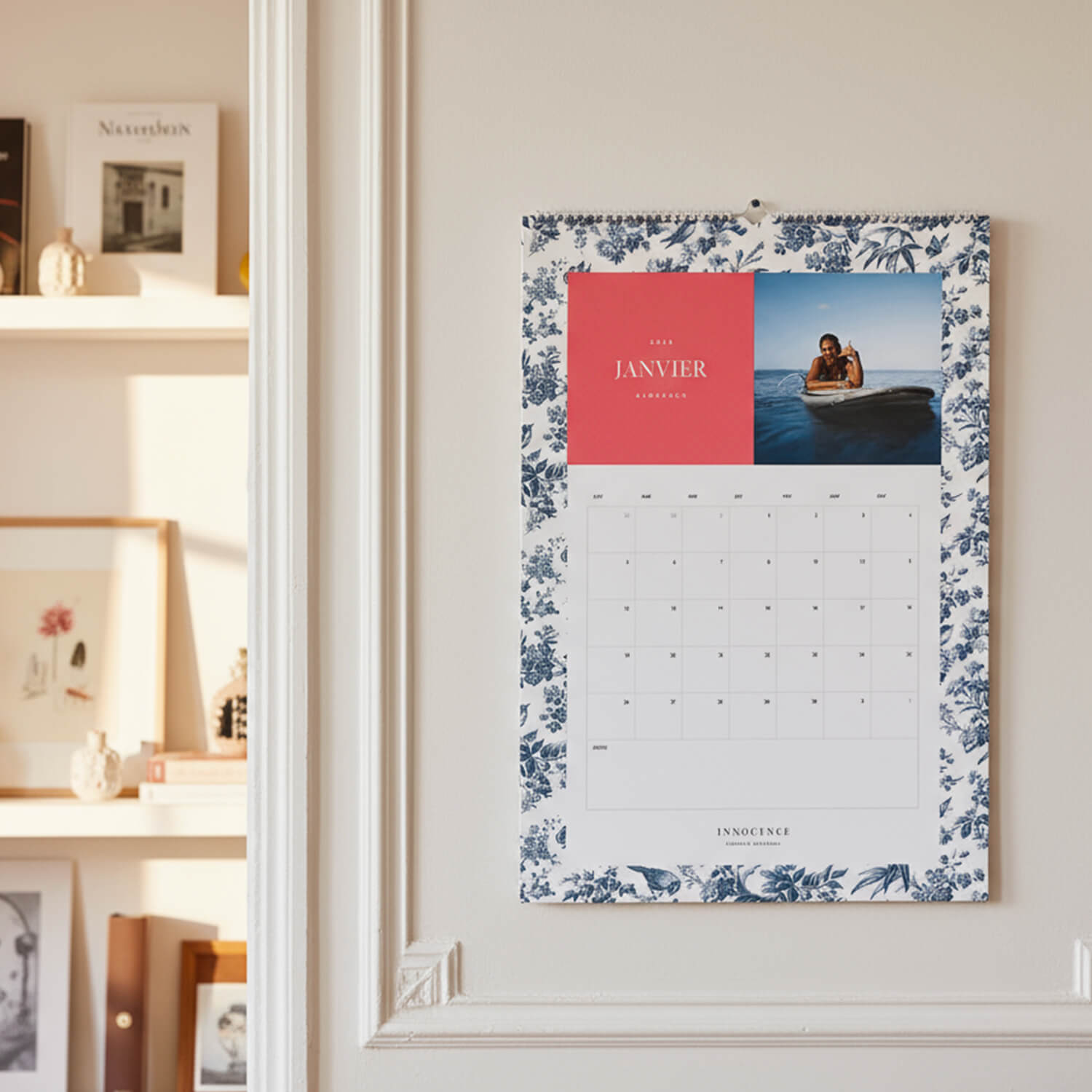 Calendario de fotos A3 floral 2026