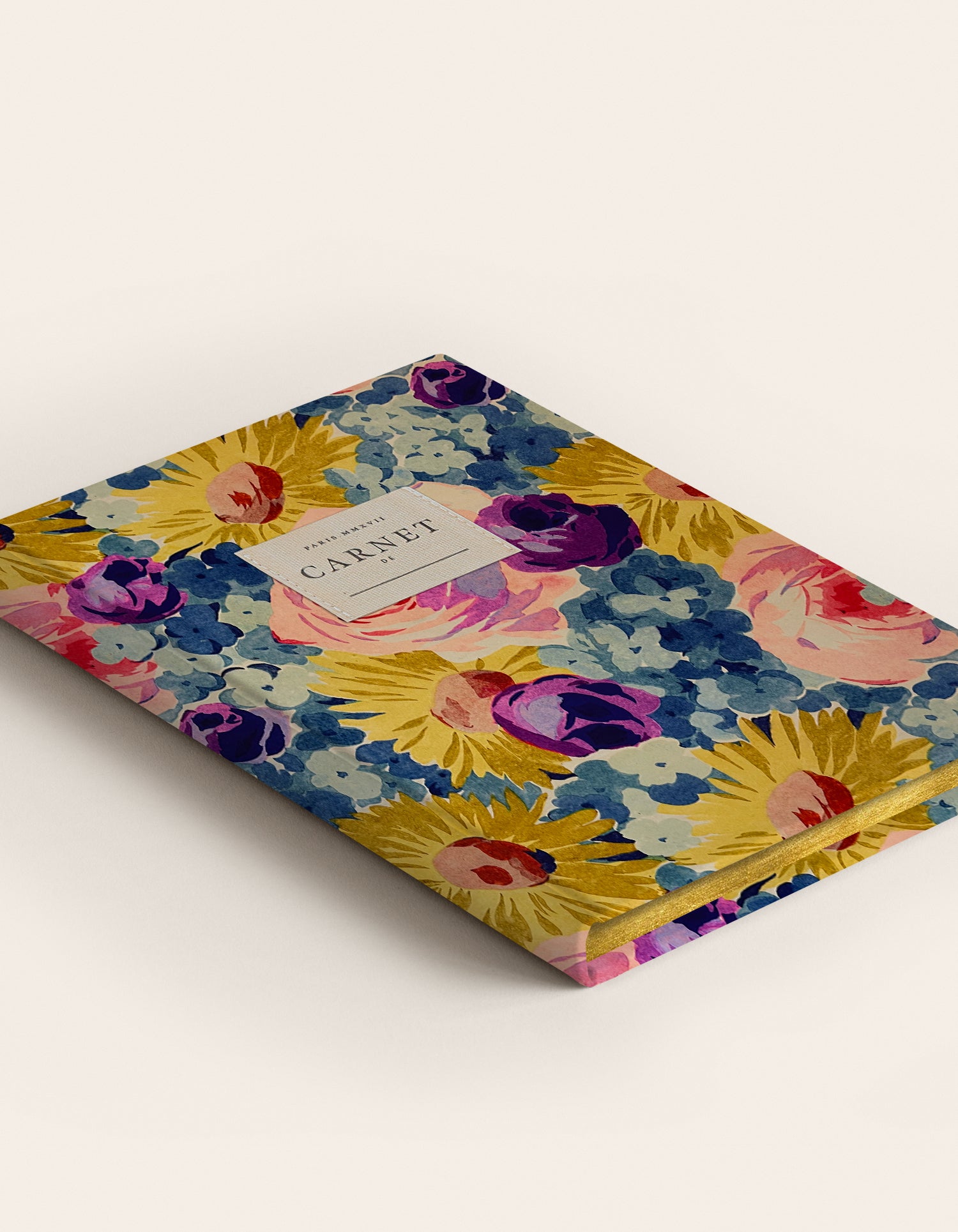 Aquarelle floral notebook