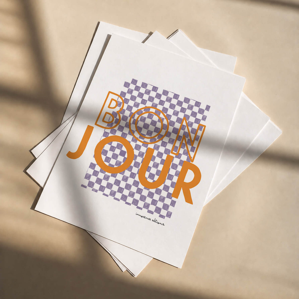 Affiche Bonjour