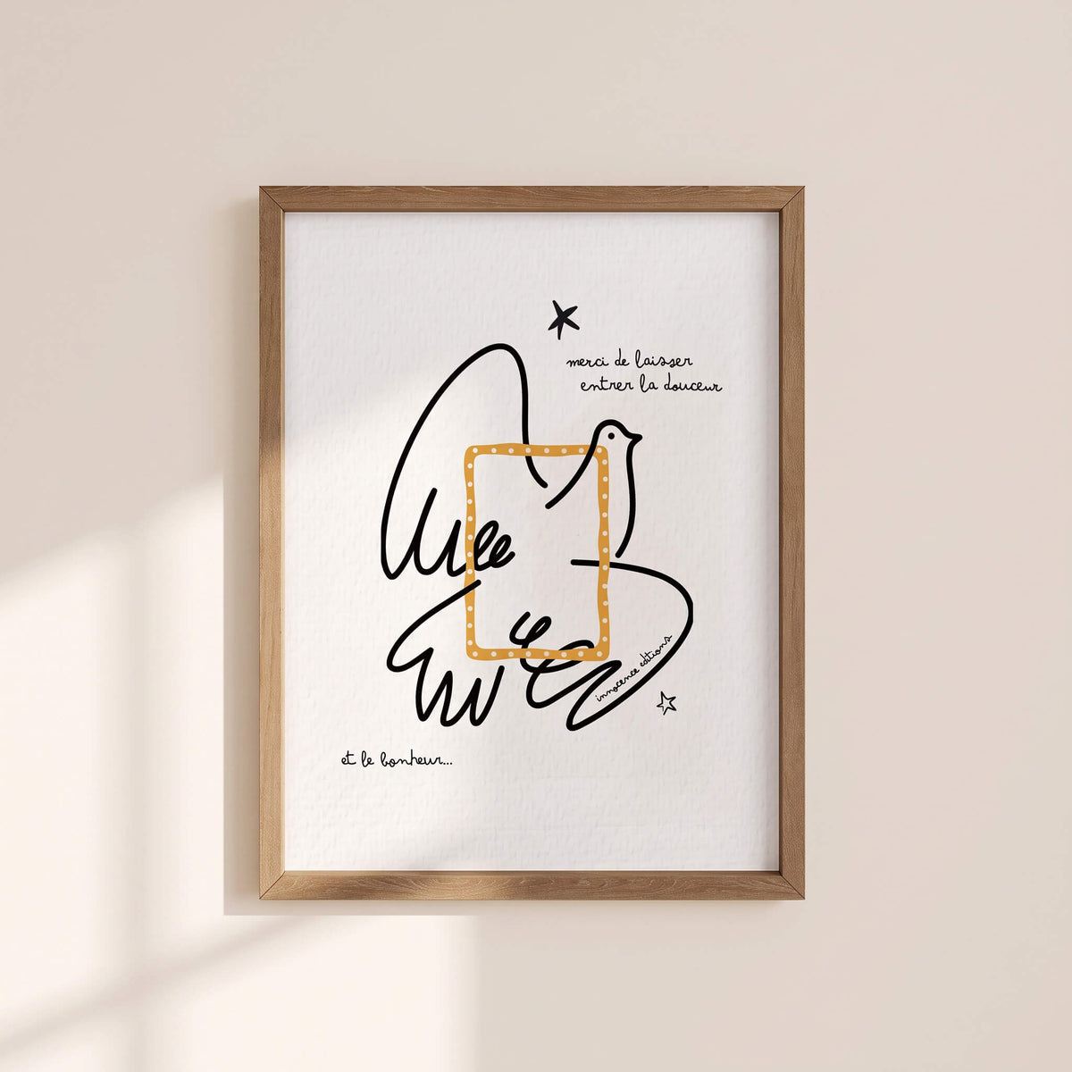 Affiche Douceur & bonheur