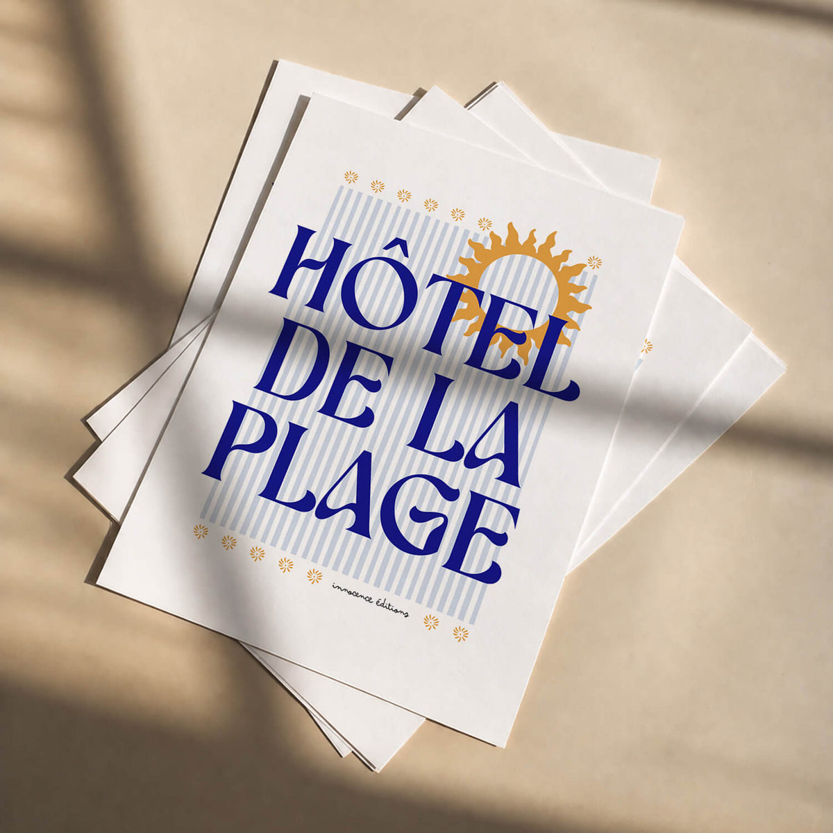 Affiche Hôtel de la plage