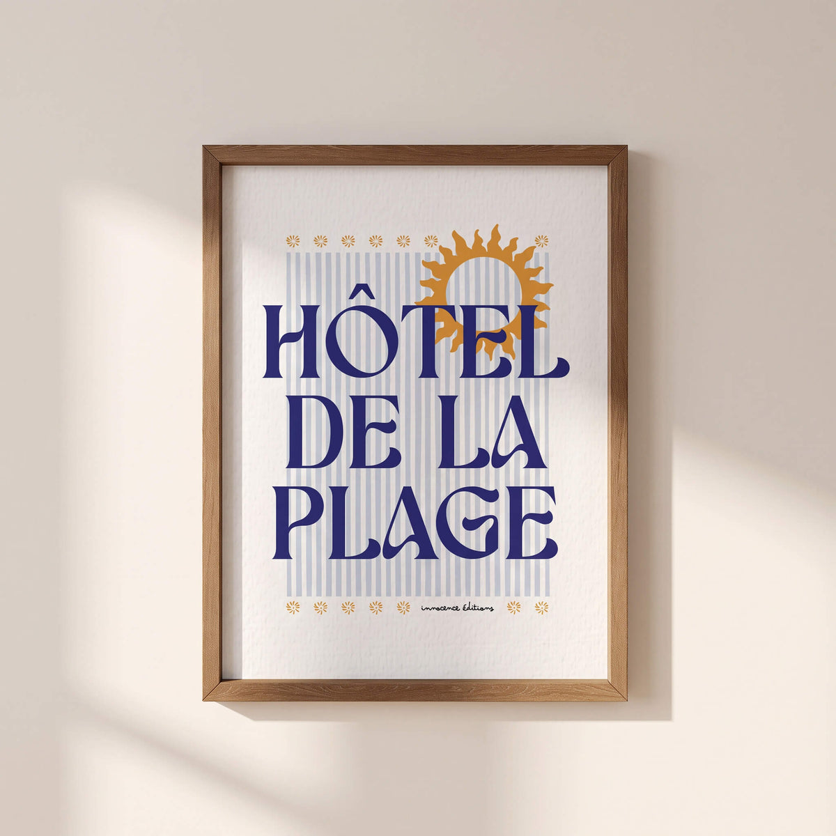 Affiche Hôtel de la plage