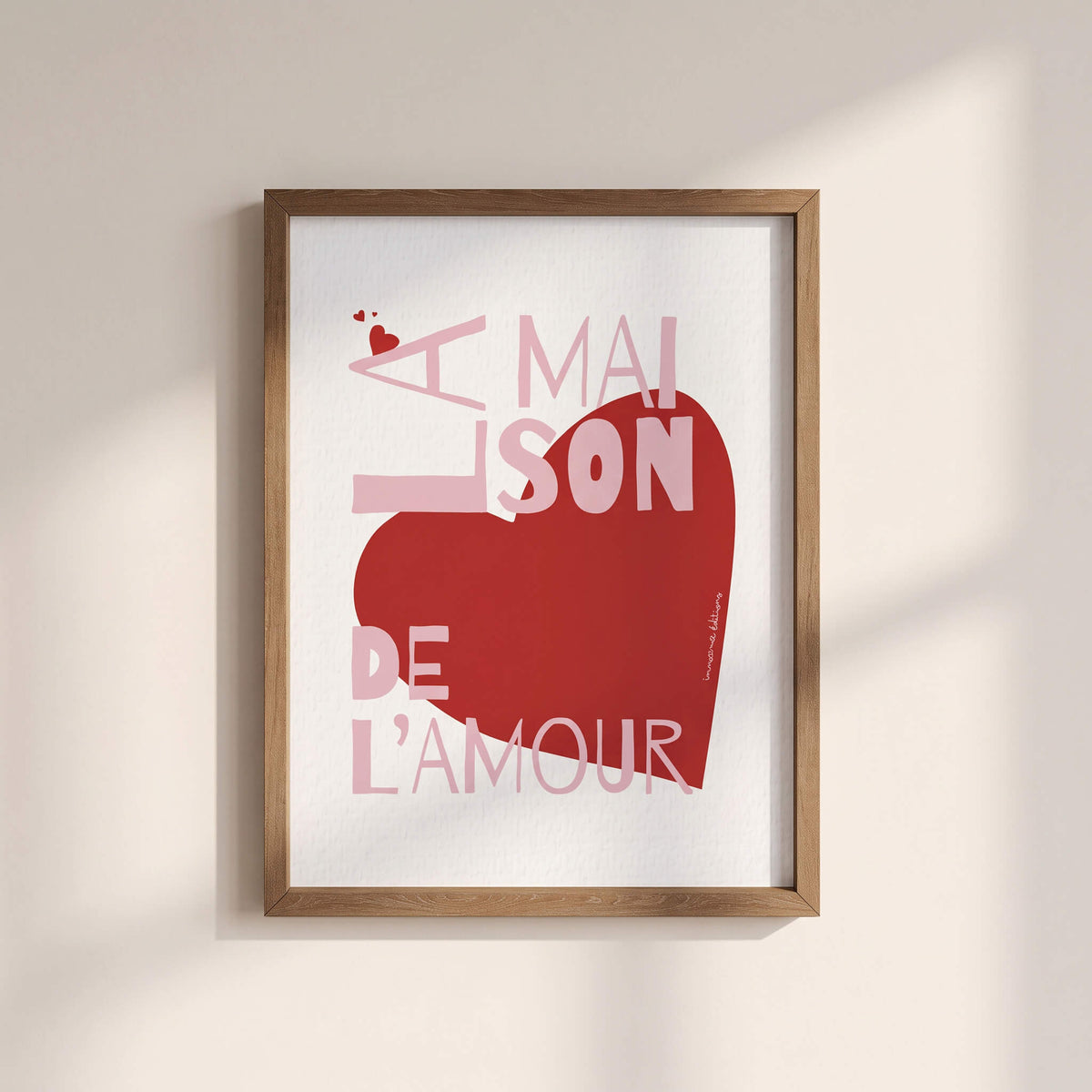 Poster Maison de l'amour