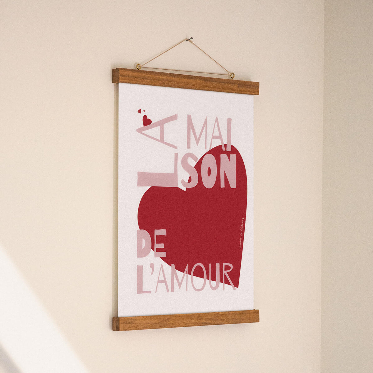 Poster Maison de l'amour