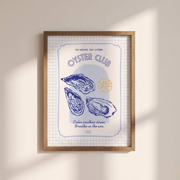 Poster Oyster club
