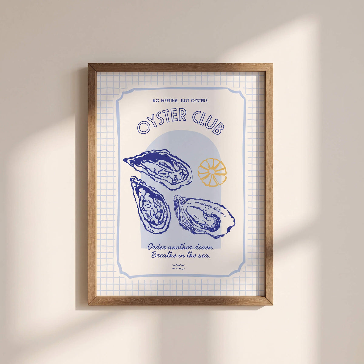 Affiche Oyster club