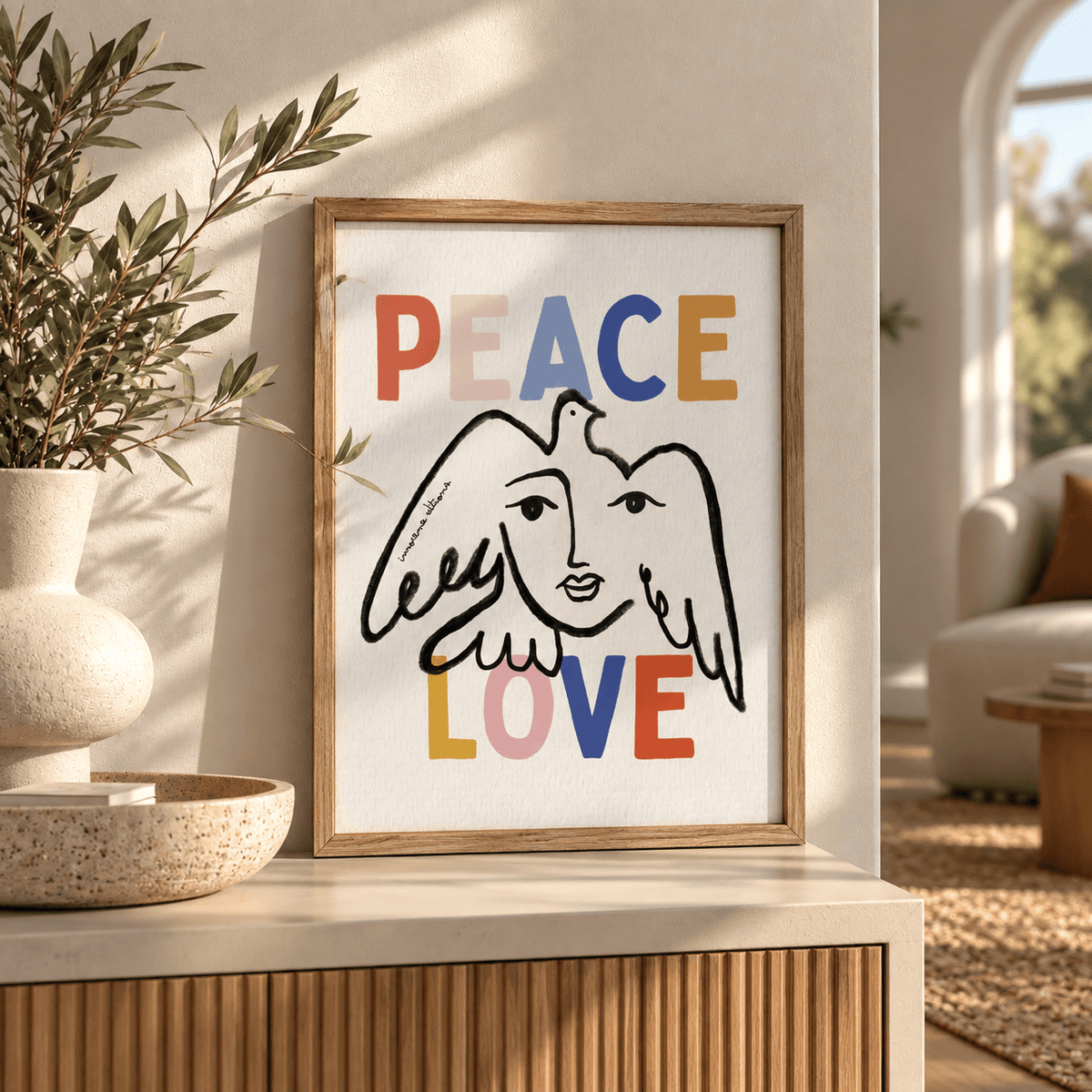 Affiche Peace & Love