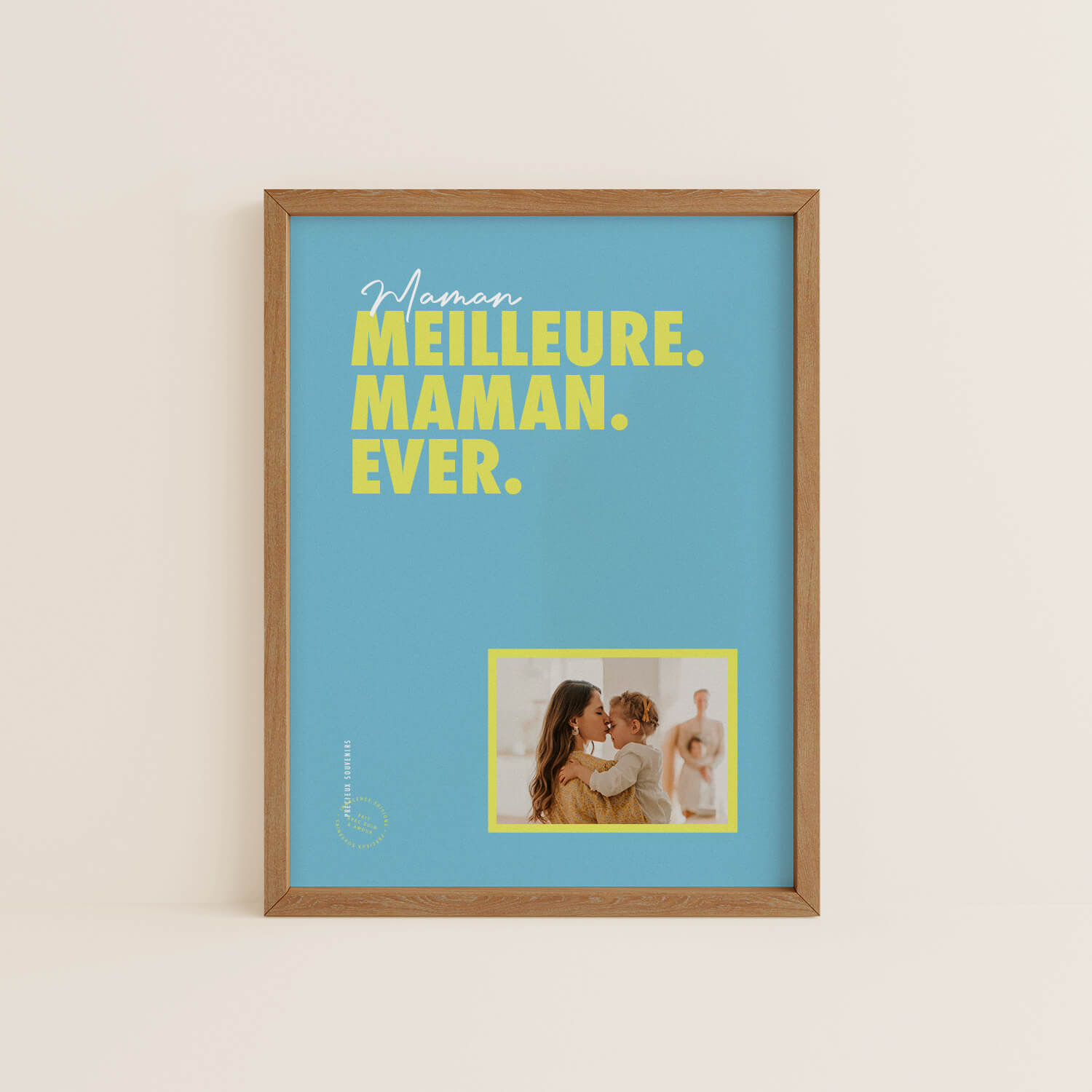 Póster enmarcado "Mejor mamá"