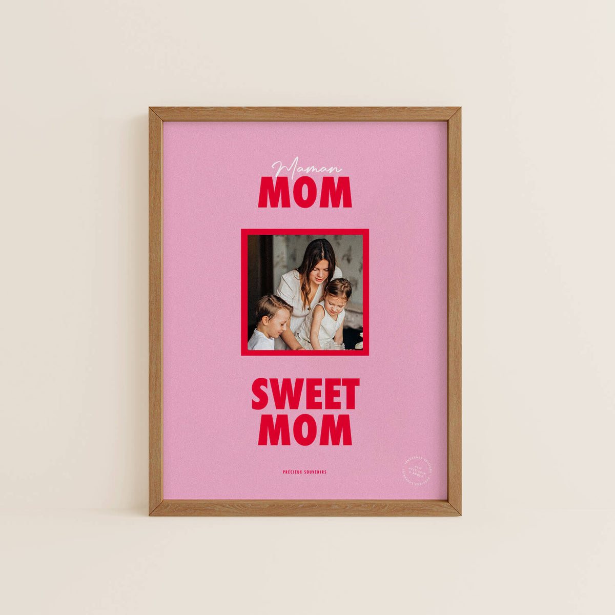 Poster incorniciato «Douce Maman»