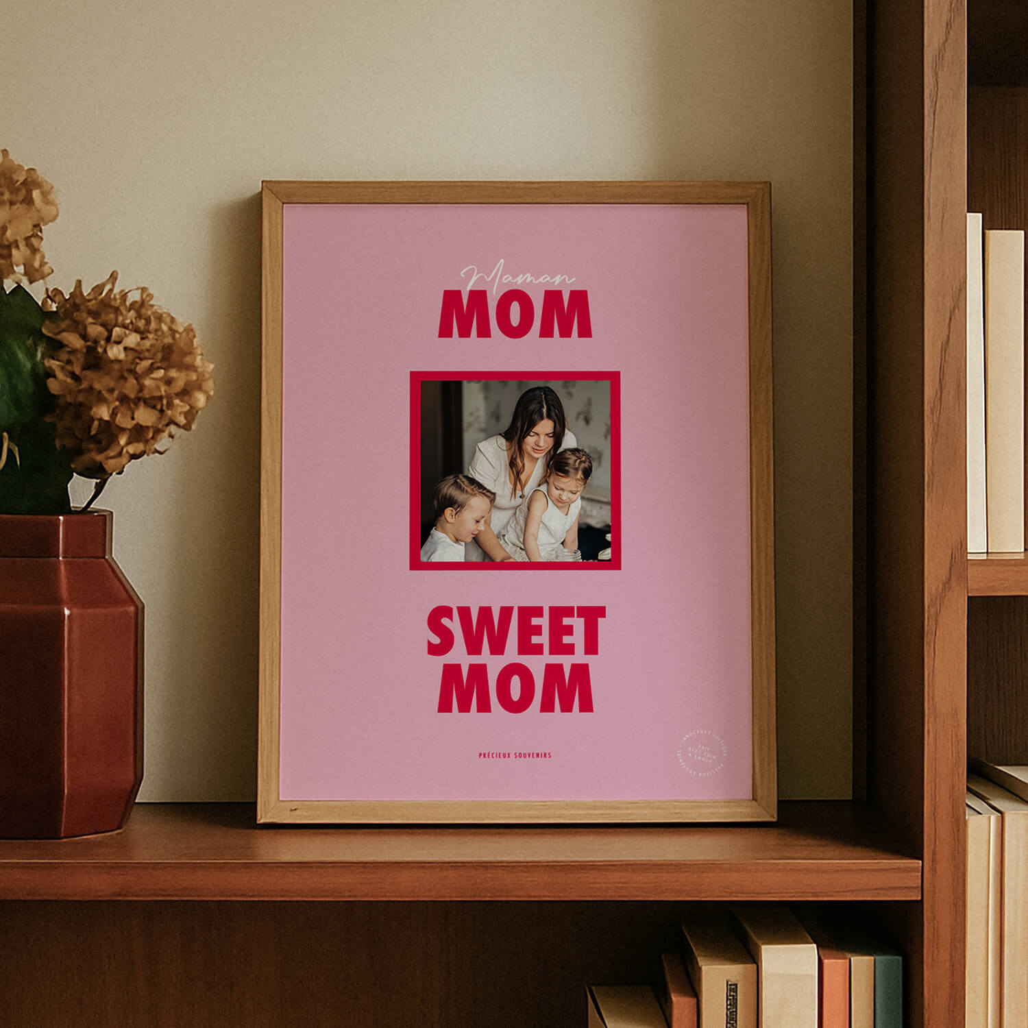 Póster «Dulce mamá» enmarcado