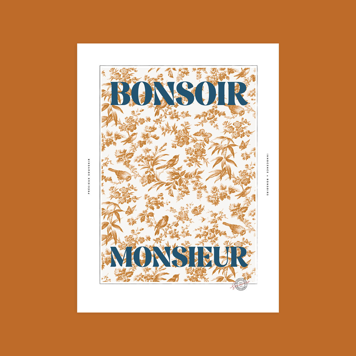 Affiche "Bonsoir Monsieur