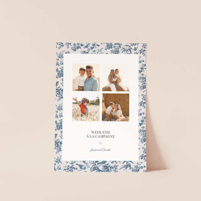 Affiche photo « Paradis bleu »