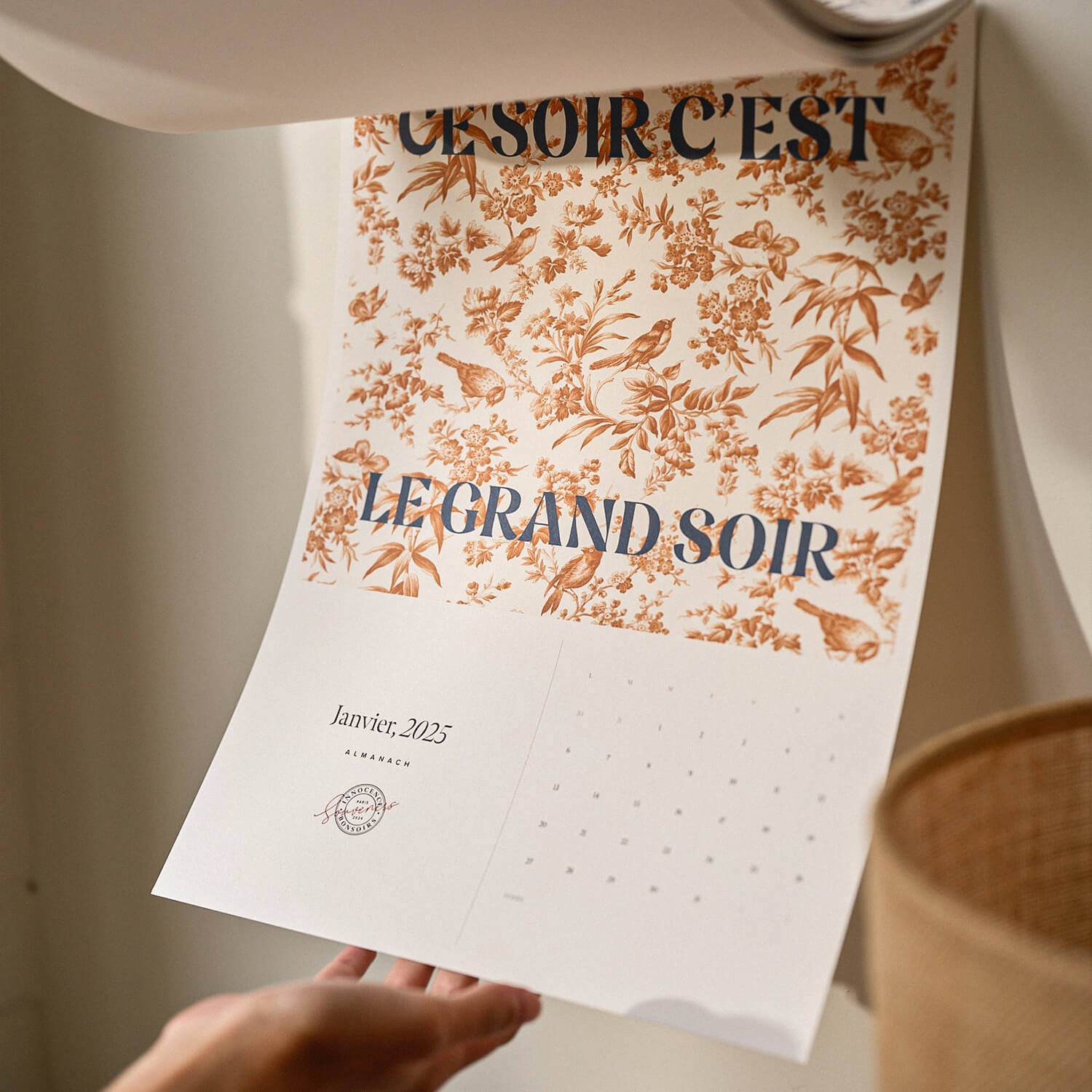 Calendrier A3 Bonsoirs x Innocence