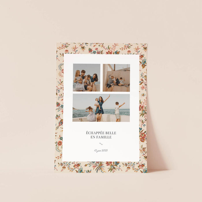 Poster con foto «Fleurs d'automne»