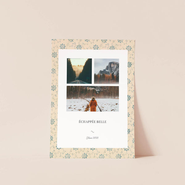 Affiche photo « Liaison florale »