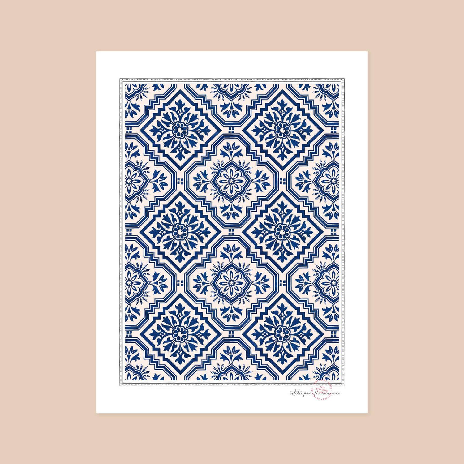 Poster Faience Blue - Innocence
