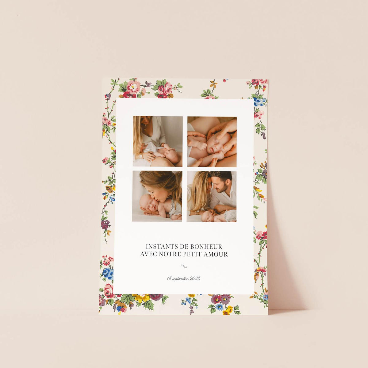 Fotoposter „Puzzle fleuri“