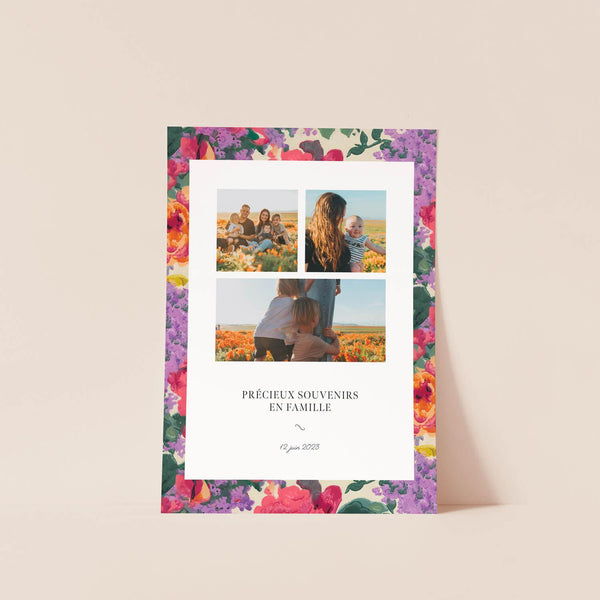 Affiche photo « Poème floral »