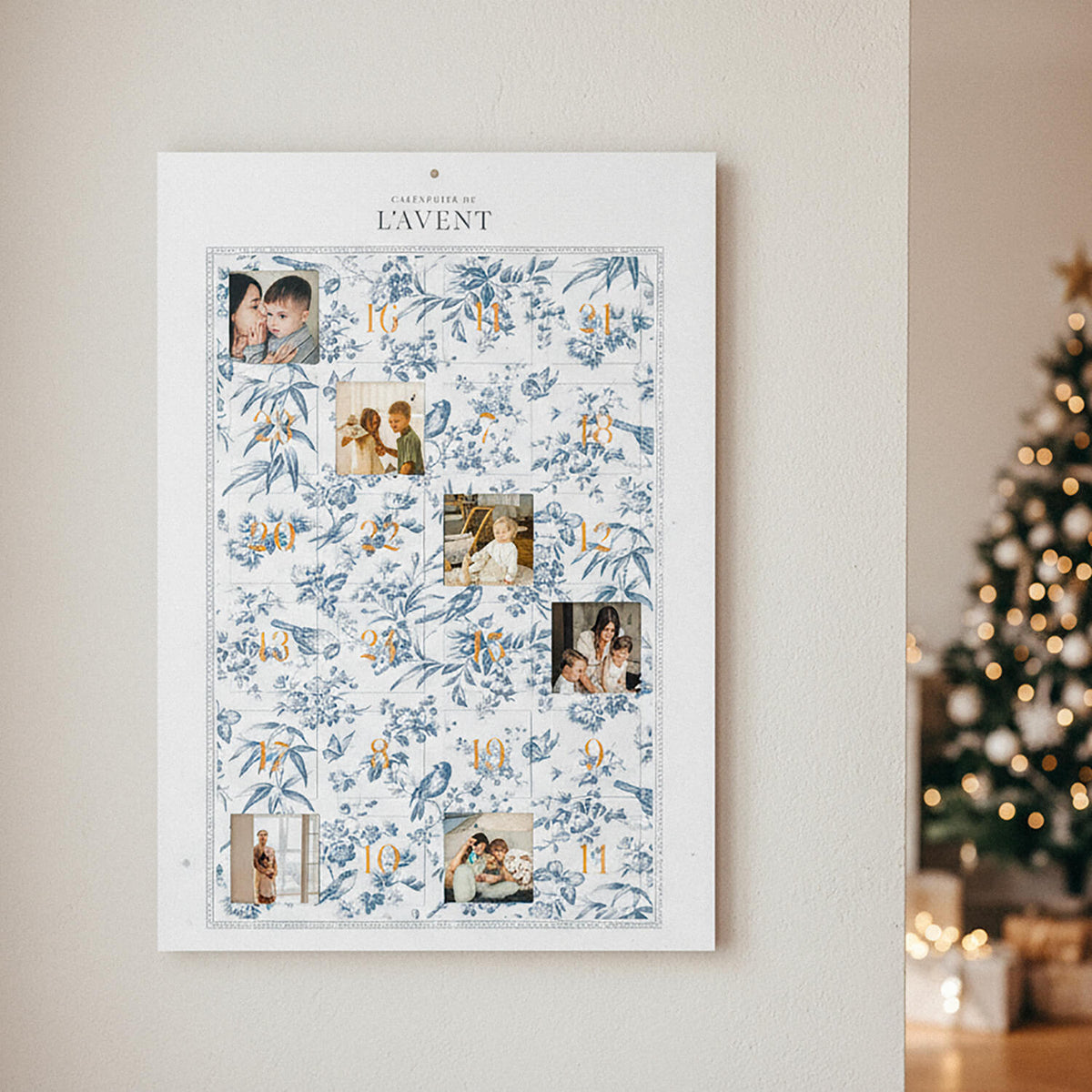 Photo Advent Calendar Poster 30x40