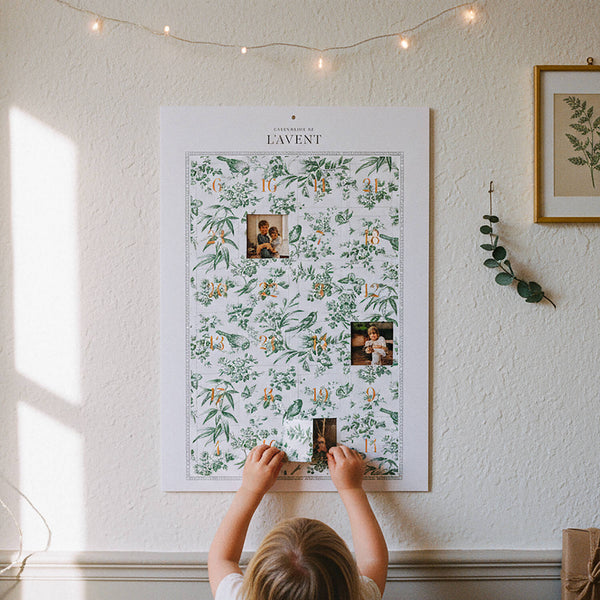 Photo Advent Calendar Poster 30x40