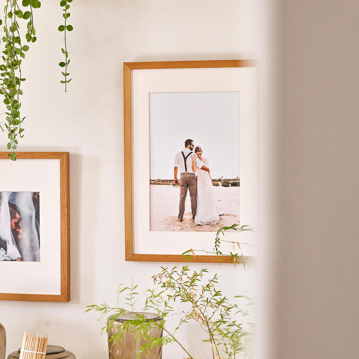 Wooden Framed Photo - Innocence