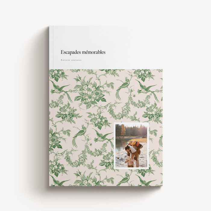 Green feather Softcover Album