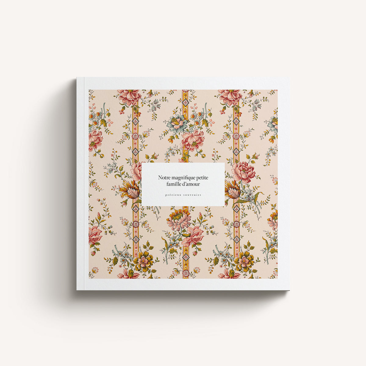 Weiches Album Blumenornament
